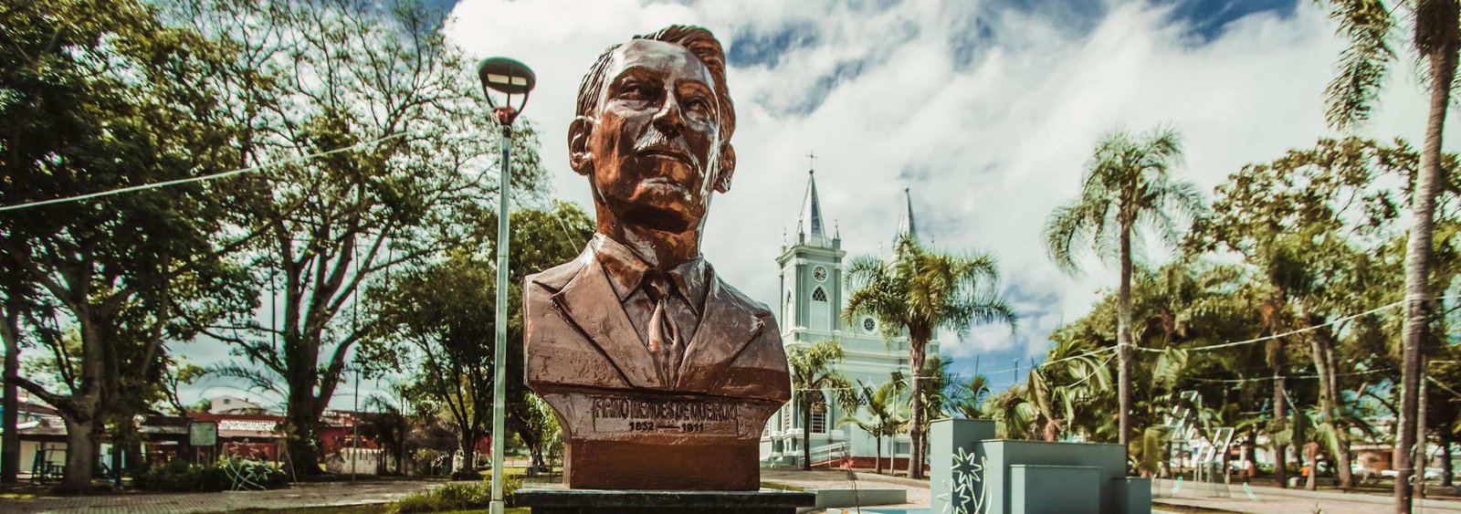 Praça Firmo Mendes de Queiroz em Prudentópolis